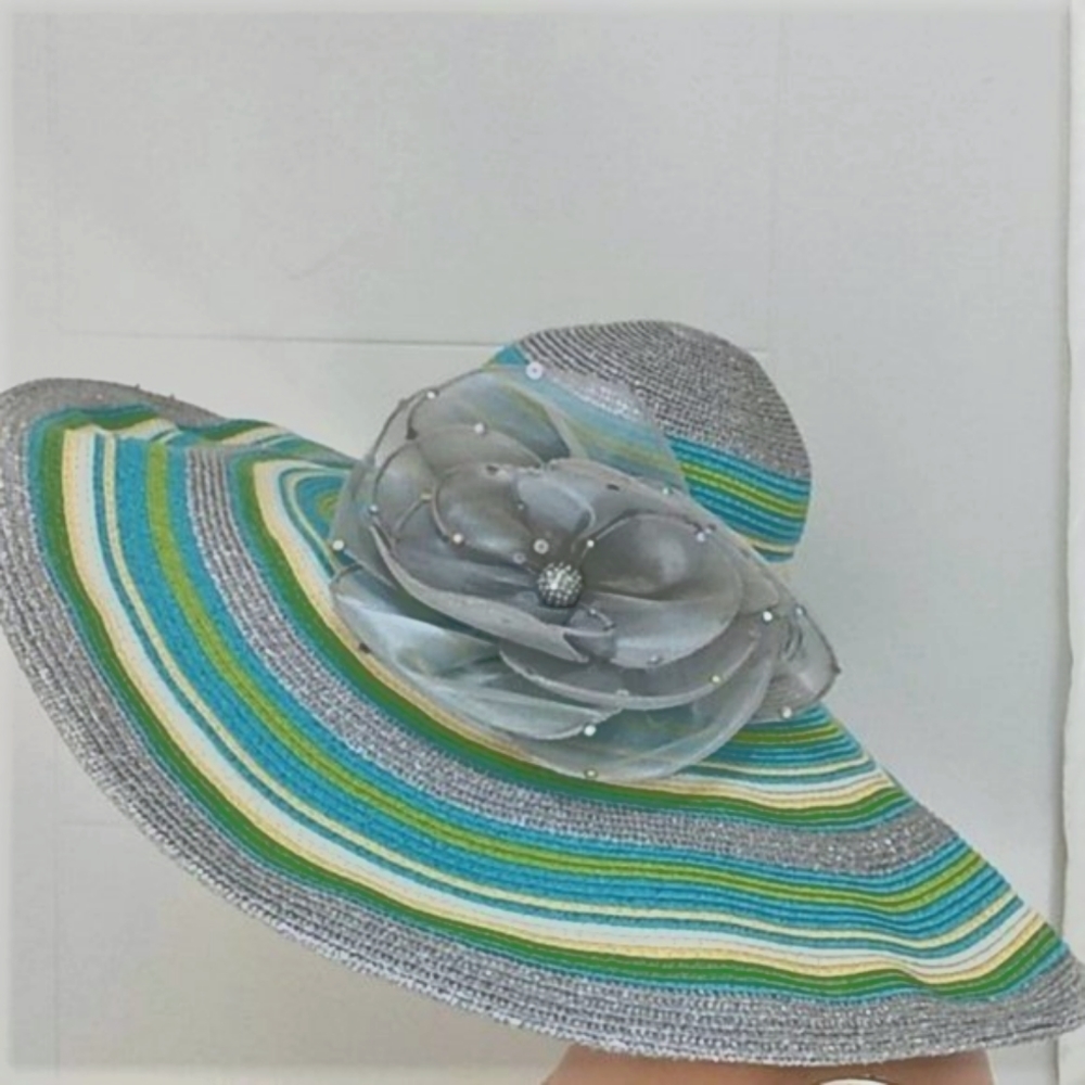 Whittall & Shon Derby Hat Wide Brim Floppy
